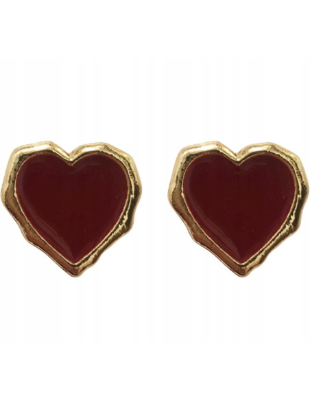 Kolczyki Lolita Accessories Srebrny sztyft "925" Serce