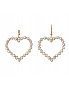 Kolczyki Lolita Accessories Srebrny sztyft "925" Serce