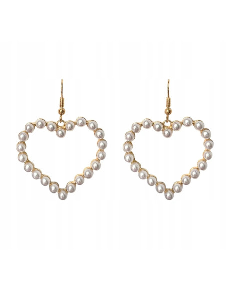 Kolczyki Lolita Accessories Srebrny sztyft "925" Serce