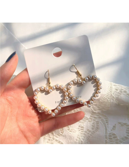 Kolczyki Lolita Accessories Srebrny sztyft "925" Serce