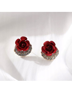 Kolczyki Kwiatek Kwiatki Lolita Accessories srebrny... 2