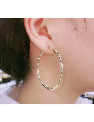 Kolczyki Koła ze srebrnym sztyftem 925 Lolita...