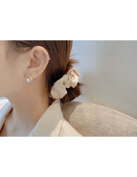 kolczyki z perłami srebrny sztyft 925 Lolita Accessories