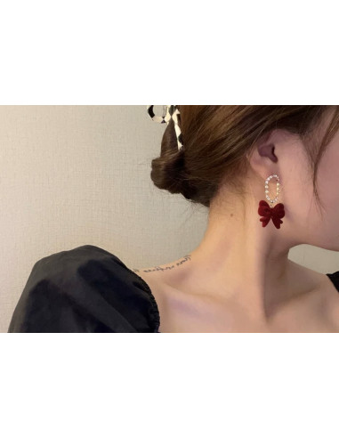 Kolczyki Kokardka Kokardki Lolita Accessories