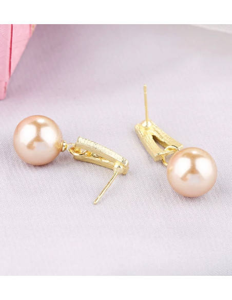 kolczyki z perłami srebrny sztyft 925 Lolita Accessories