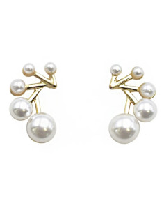 kolczyki z perłami srebrny sztyft 925 Lolita Accessories