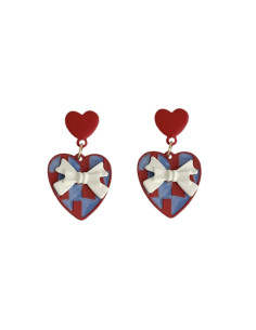 Kolczyki Lolita Accessories Srebrny sztyft "925" Serce