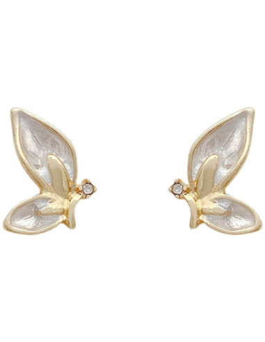 Kolczyki Lolita Accessories Srebrny sztyft "925" Motylki