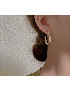 Kolczyki Lolita Accessories Srebrny sztyft "925" Koła 2