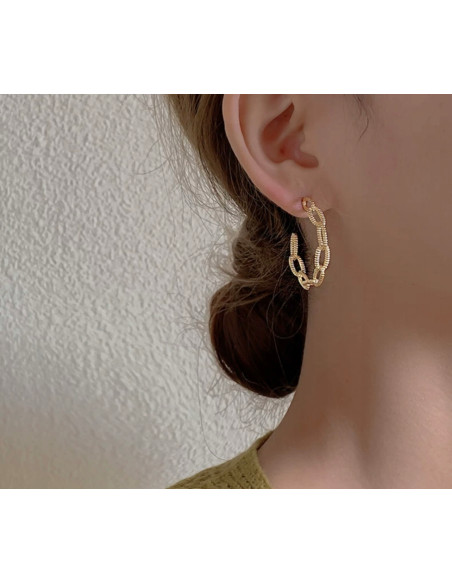 Kolczyki Lolita Accessories Srebrny sztyft "925" Koła