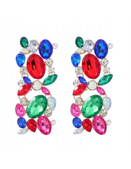 Kolczyki Lolita Accessories cyrkonie kamienie