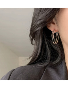 Kolczyki Koła ze srebrnym sztyftem 925 Lolita Accessories 2