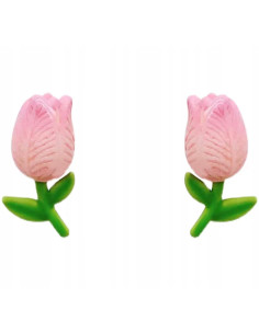 Kolczyki Kwiatek Kwiatki Tulipany Lolita Accessories...