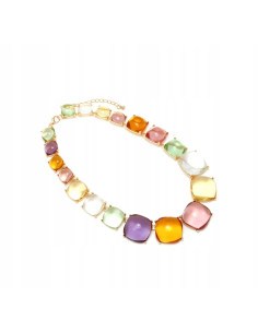 Naszyjnik kolorowe kamienie w oprawie Lolita Accessories 2