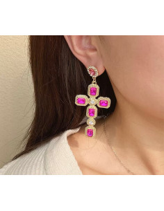 Kolczyki Krzyż Lolita Accessories 2