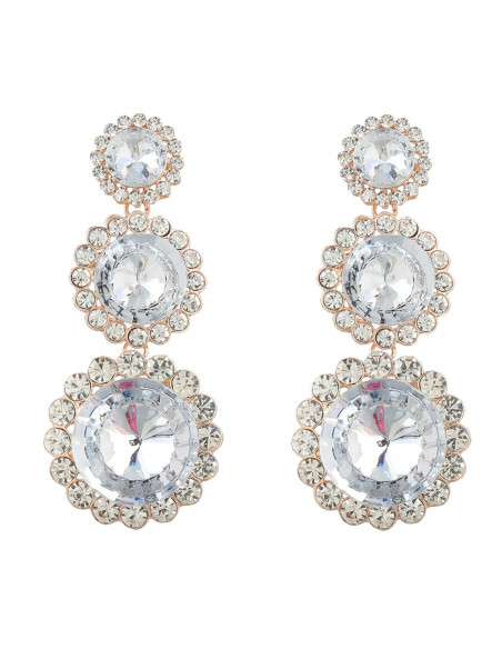 Kolczyki Lolita Accessories cyrkonie kamienie