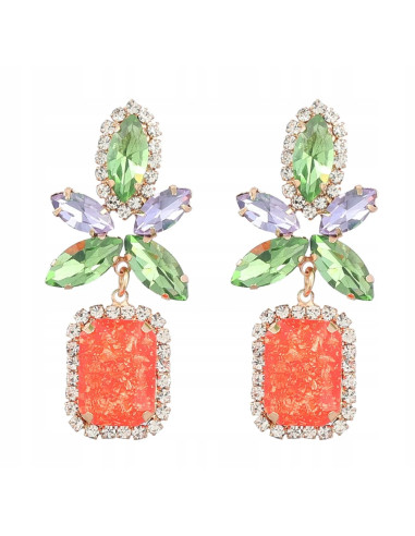 Kolczyki Lolita Accessories cyrkonie kamienie