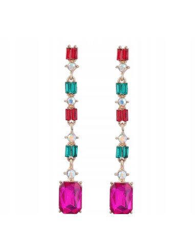 Kolczyki Lolita Accessories cyrkonie kamienie