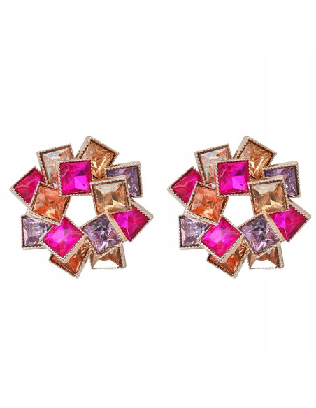 Kolczyki Lolita Accessories cyrkonie kamienie