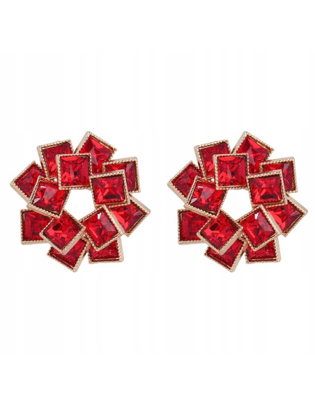 Kolczyki Lolita Accessories cyrkonie kamienie