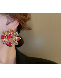 Kolczyki Lolita Accessories cyrkonie kamienie 2