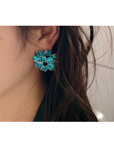 Kolczyki Lolita Accessories cyrkonie kamienie 2