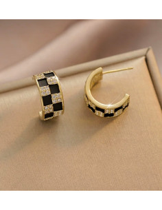 Kolczyki Lolita Accessories Srebrny sztyft "925" 2