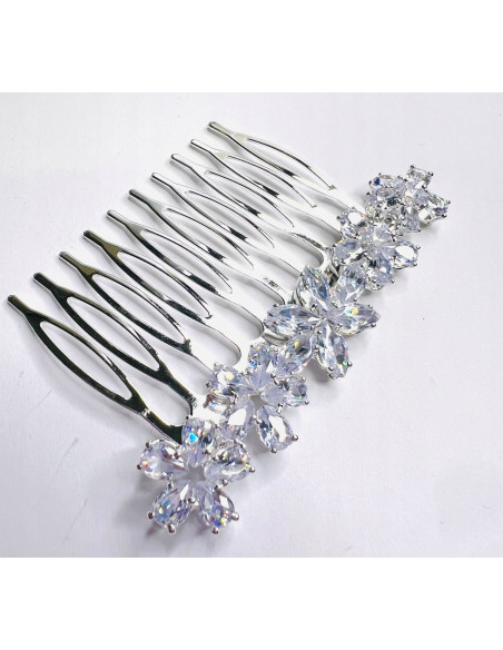 Grzebień wsuwany do włosów ozdobny diamenty Lolita Accessories