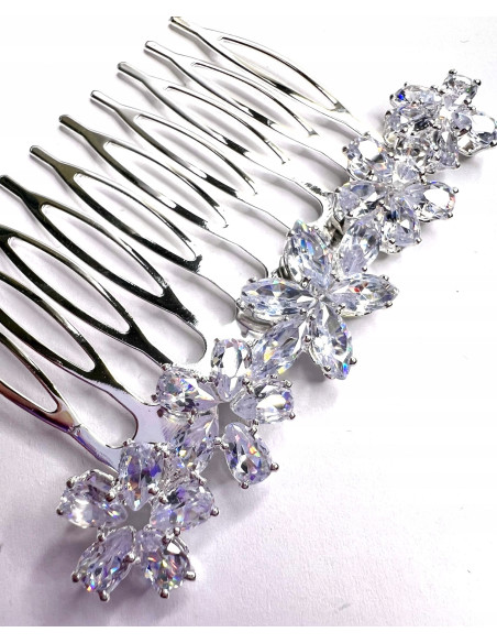 Grzebień wsuwany do włosów ozdobny diamenty Lolita Accessories