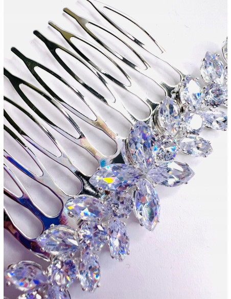 Grzebień wsuwany do włosów ozdobny diamenty Lolita Accessories