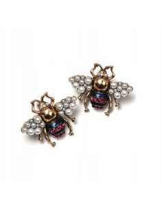 Kolczyki Lolita Accessories Srebrny sztyft "925" Muchy