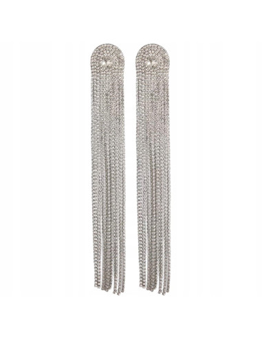 Kolczyki cyrkoniowe cyrkonie długie Lolita...