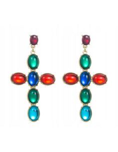 Kolczyki Krzyż Lolita Accessories