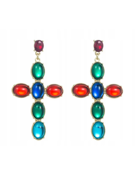 Kolczyki Krzyż Lolita Accessories