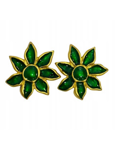 Kolczyki eleganckie zielony Lolita Accessories