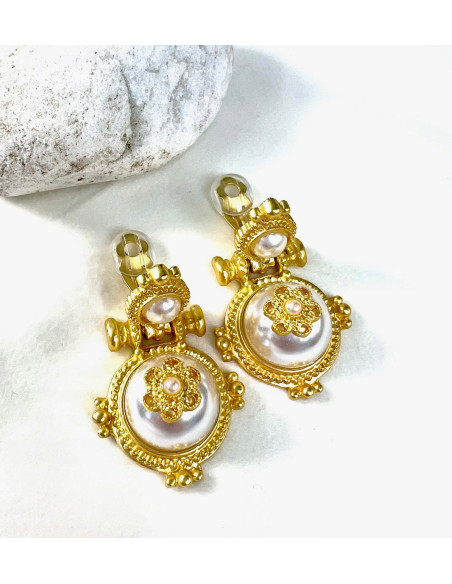 Klipsy złote Lolita Accessories