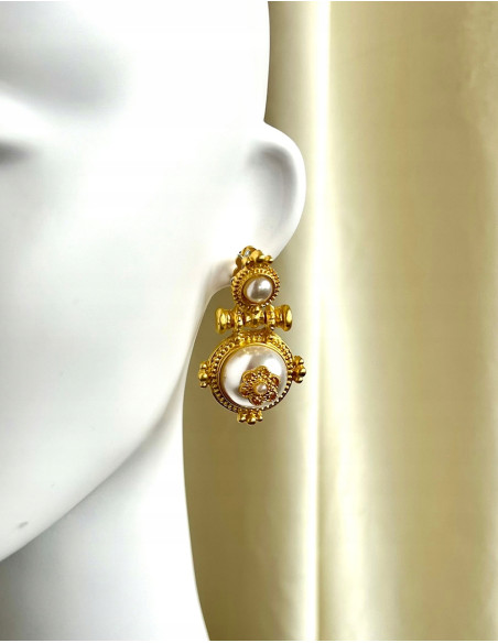 Klipsy złote Lolita Accessories