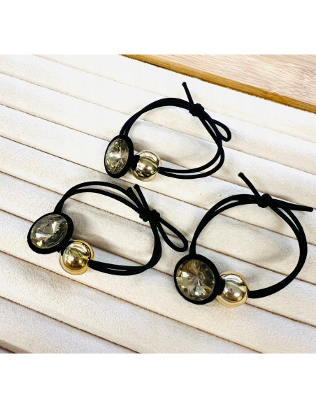 Gumka do włosów z ozdobą w oplocie Zestaw 3 sztuki Lolita Accessories