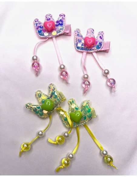 Zestaw dla dziecka dziewczynki MIX Spinki 4 sztuki Lolita Accessories