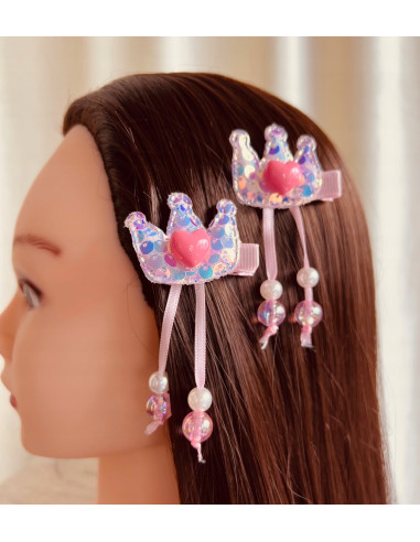 Zestaw dla dziecka dziewczynki MIX Spinki 4...