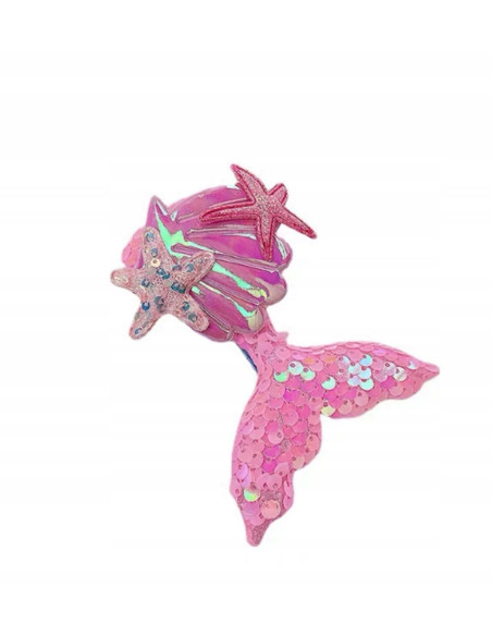 Spinka dla dziewczynki Syrenka cekin Bal Mała Syrenka Lolita Accessories