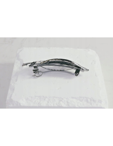 Klamra francuska DWA LIŚCIE GRANATOWE...