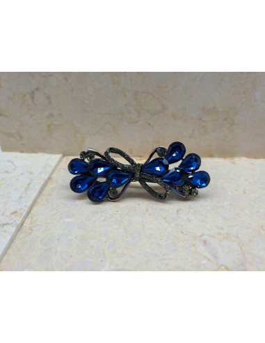 Klamra francuska A'LA KOKARDA GRANATOWE...