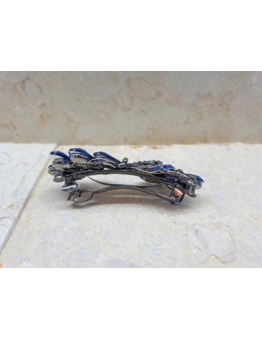 Klamra francuska A'LA KOKARDA GRANATOWE...