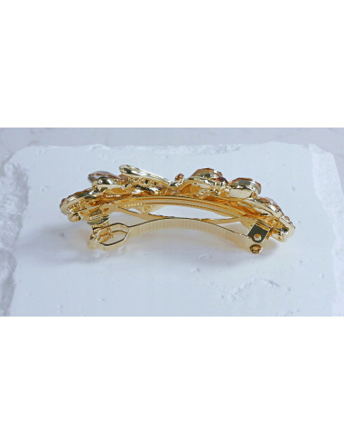 Klamra francuska ZŁOTA KOKARDA I BRĄZOWE...