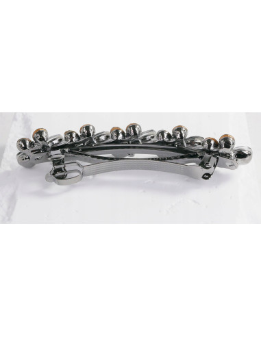 Klamra Francuska do włosów 5 MOTYLI GRAFITOWE...