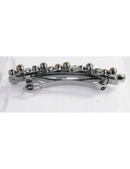 Klamra Francuska do włosów 5 MOTYLI GRAFITOWE KRYSZTAŁY Lolita Accessories