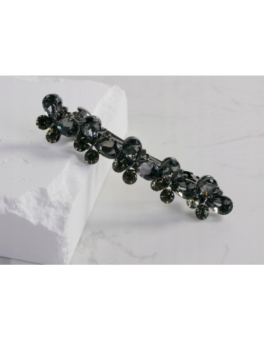 Klamra Francuska do włosów 5 MOTYLI GRAFITOWE...