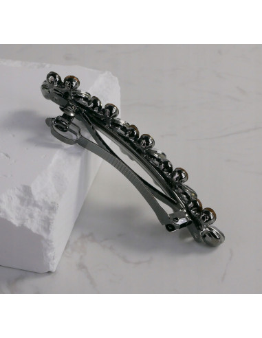 Klamra Francuska do włosów 5 MOTYLI GRAFITOWE...