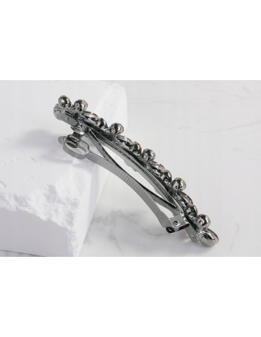 Klamra Francuska do włosów 5 MOTYLI BURGUNDOWE...